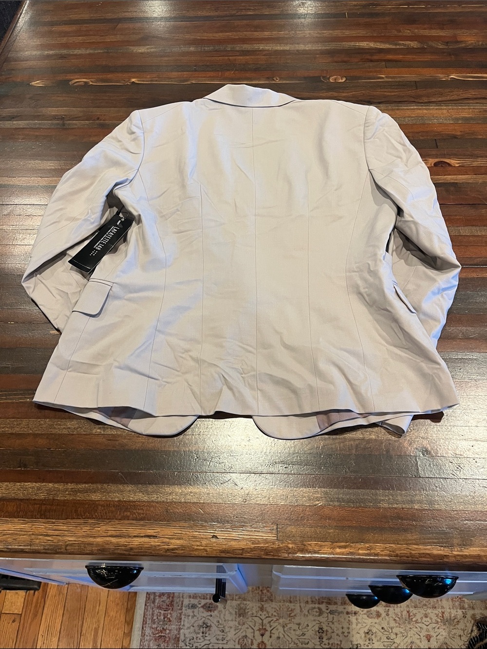 Lafayette 148 New York Light Beige Tailored Blazer size 6 - Picture 3 of 5